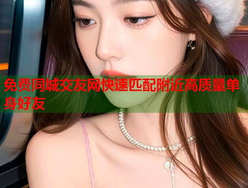 免费同城交友网快速匹配附近高质量单身好友