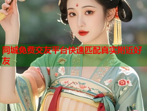 同城免费交友平台快速匹配真实附近好友