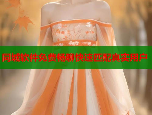 同城软件免费畅聊快速匹配真实用户