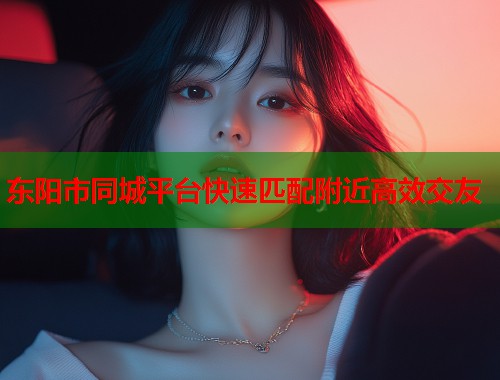 东阳市同城平台快速匹配附近高效交友