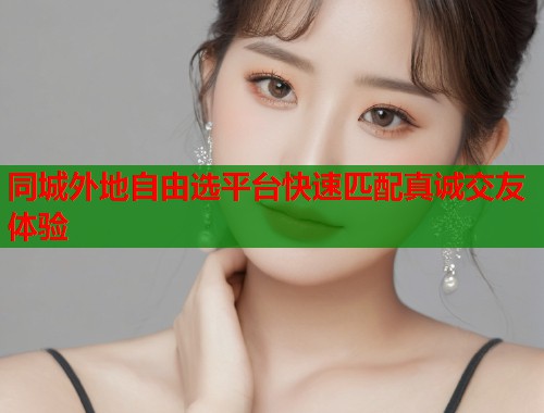 同城外地自由选平台快速匹配真诚交友体验