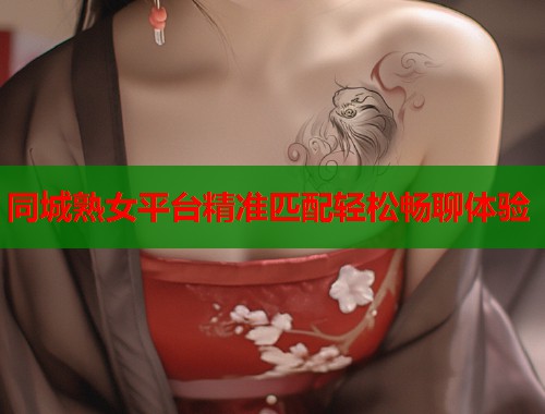 同城熟女平台精准匹配轻松畅聊体验