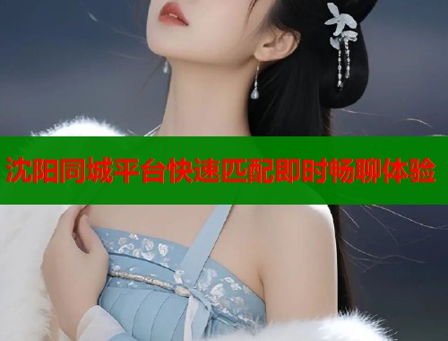 沈阳同城平台快速匹配即时畅聊体验