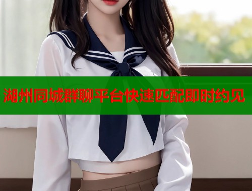湖州同城群聊平台快速匹配即时约见