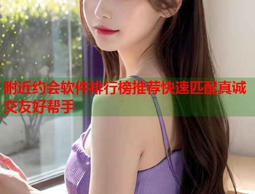附近约会软件排行榜推荐快速匹配真诚交友好帮手