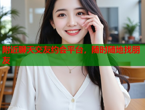 附近聊天交友约会平台，随时随地找朋友